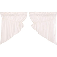 Thumbnail for Simple Life Flax Antique White Prairie Swag Curtain Set of 2 36x36x18 VHC Brands online
