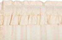 Thumbnail for Muslin Ruffled Unbleached Natural Prairie Swag Curtain Set of 2 36x36x18 VHC Brands - The Fox Decor