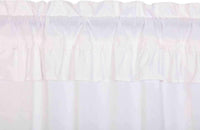 Thumbnail for Muslin Ruffled Bleached White Prairie Long Panel Curtain Set of 2 84x36x18 VHC Brands zoom