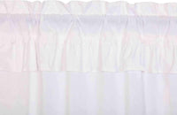 Thumbnail for Muslin Ruffled Bleached White Prairie Long Panel Curtain Set of 2 84x36x18 VHC Brands zoom