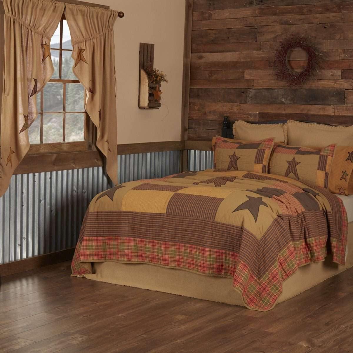 Stratton California King Quilt 130Wx115L VHC Brands - The Fox Decor