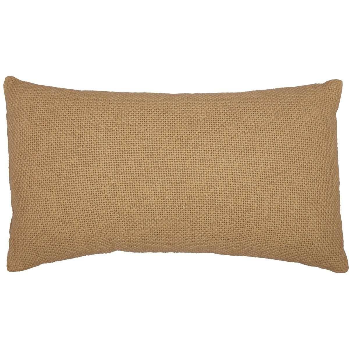 Farmhouse Star Home Pillow 7x13 back