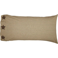 Thumbnail for Farmhouse Star King Pillow Case w/Applique Star Set of 2 21x40 VHC Brands - The Fox Decor