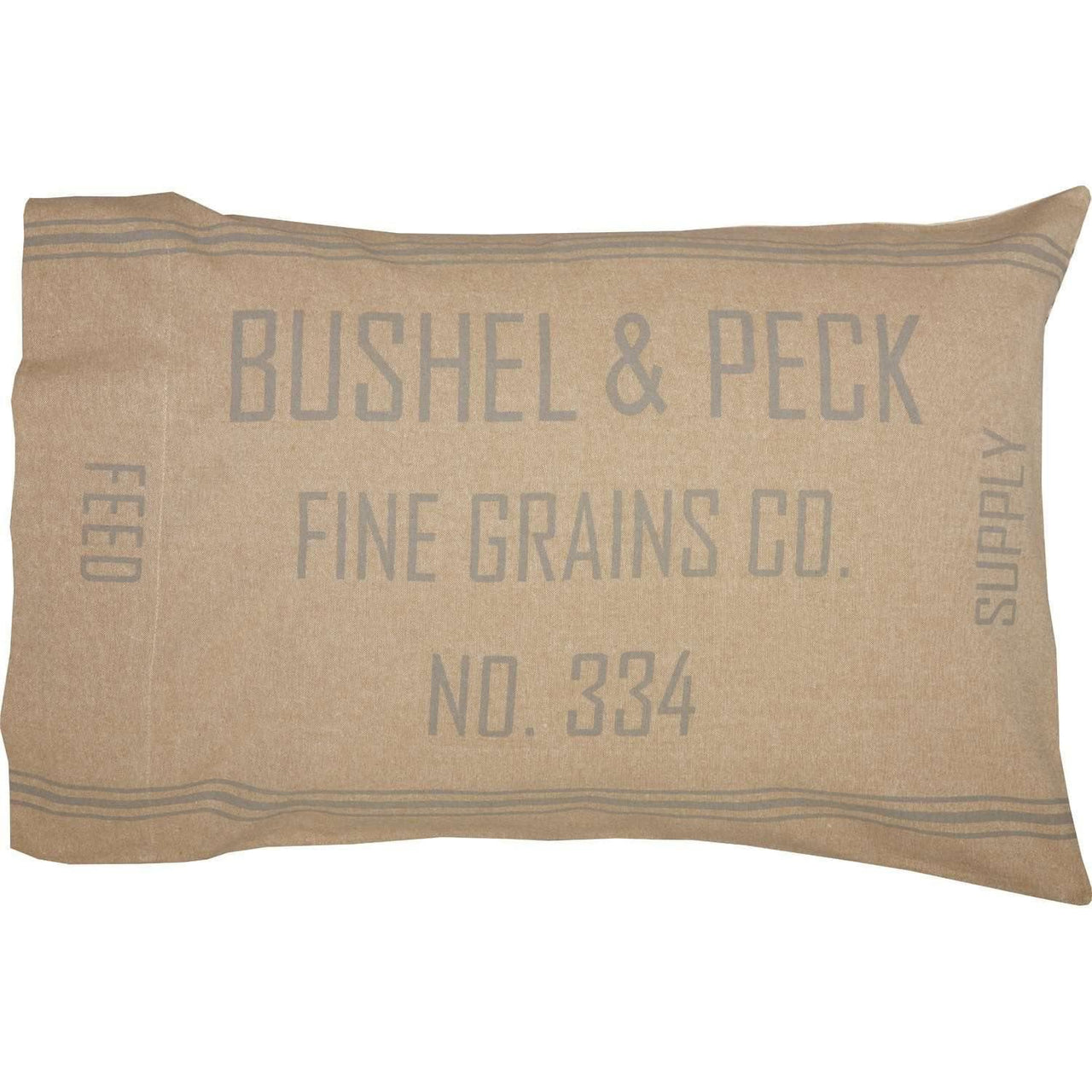 Grace Feed Sack Standard Pillow Case Set of 2 21x30 VHC Brands - The Fox Decor