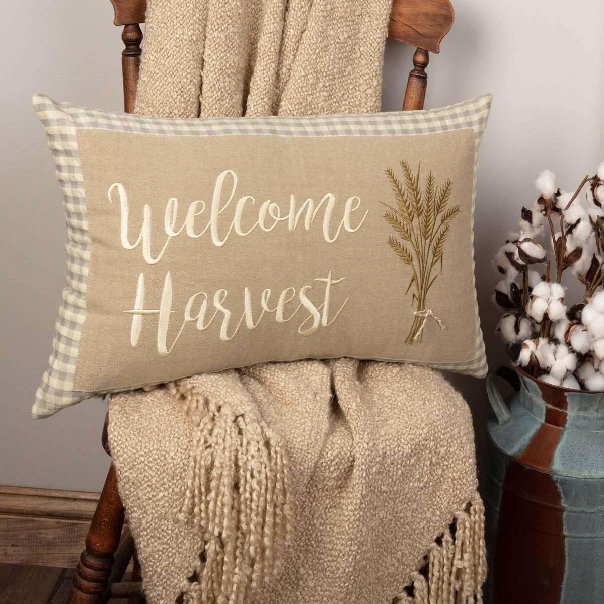 Grace Welcome Harvest Pillow 14x22 VHC Brands