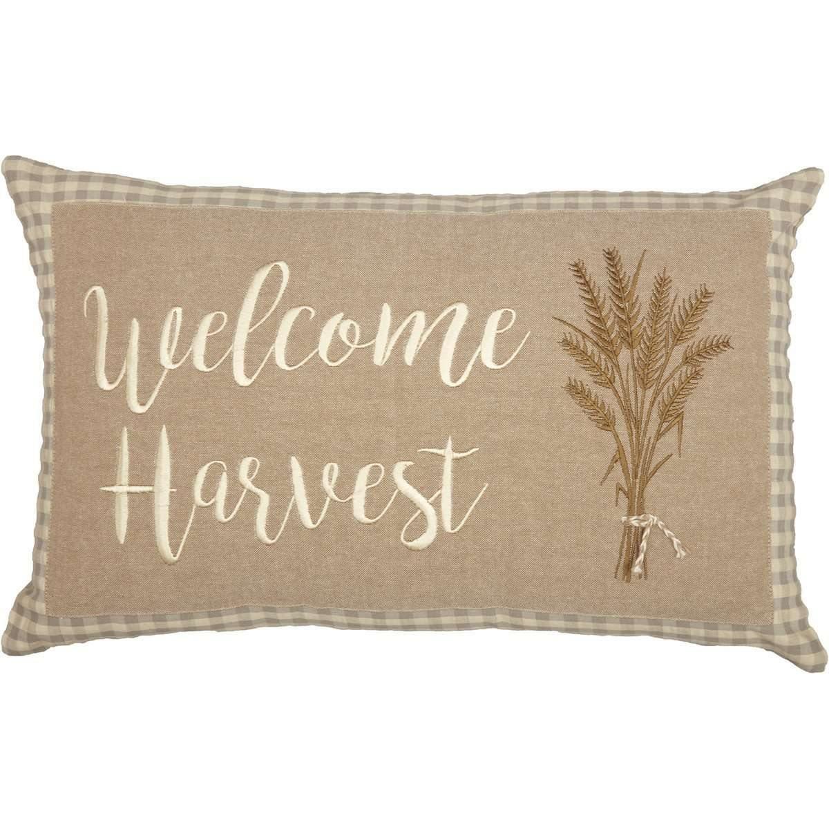 Grace Welcome Harvest Pillow 14x22 VHC Brands front