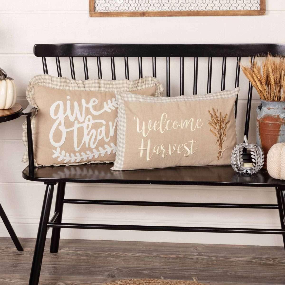 Grace Welcome Harvest Pillow 14x22 VHC Brands online