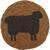 Heritage Farms Sheep Jute Coaster Set of 6 VHC Brands - The Fox Decor