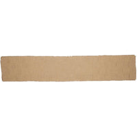 Jute Burlap Natural Basket Weave Runner 13x72 VHC Brands - The Fox Decor