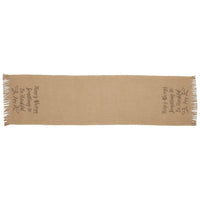 Thumbnail for Jute Burlap Natural Thankful Runner 13x48 VHC Brands - The Fox Decor