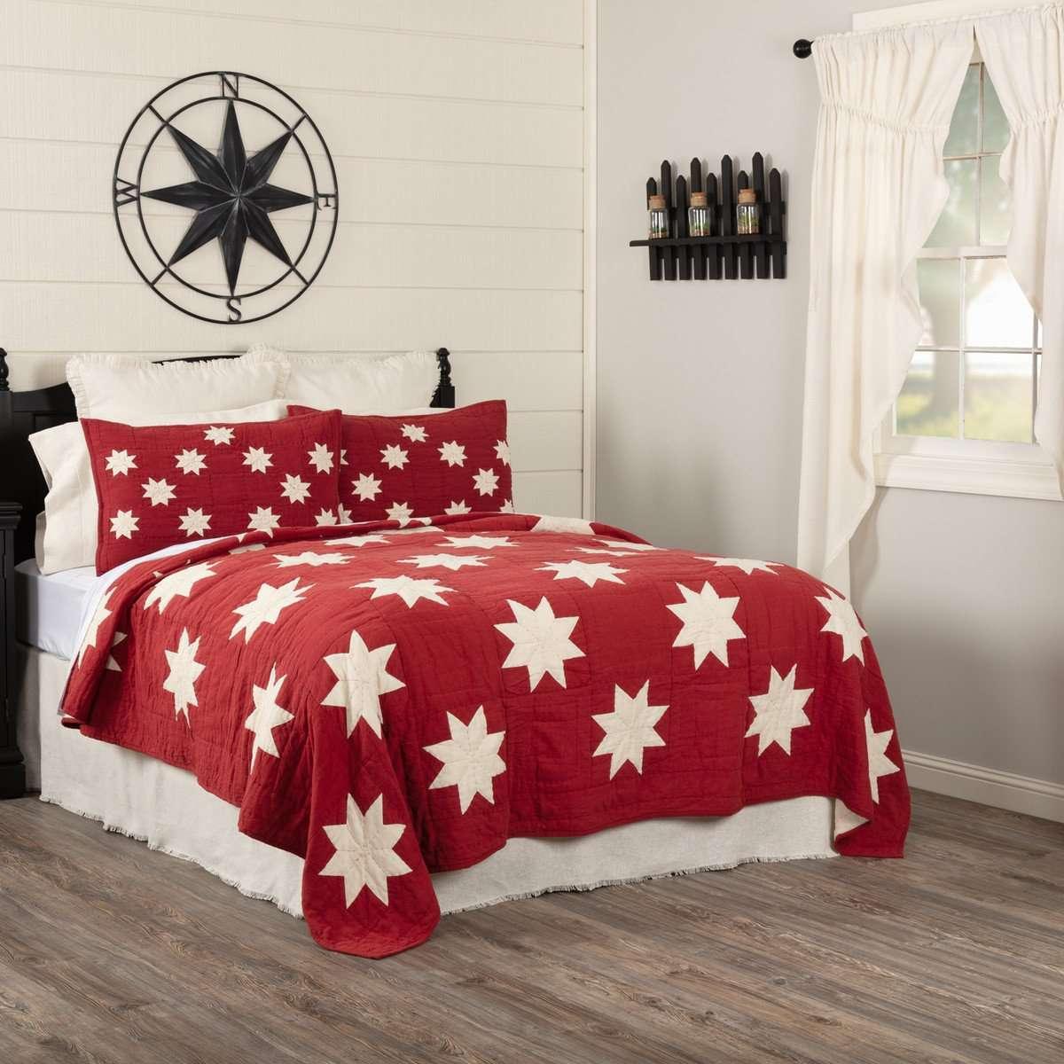Kent California King Quilt 130Wx115L VHC Brands - The Fox Decor