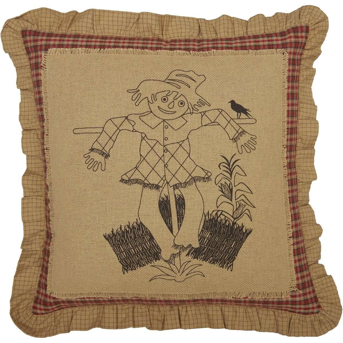 Landon Scarecrow Pillow 18x18 VHC Brands front