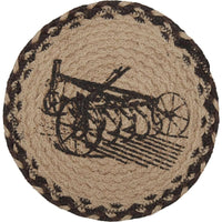 Thumbnail for Sawyer Mill Charcoal Plow Jute Trivet 8