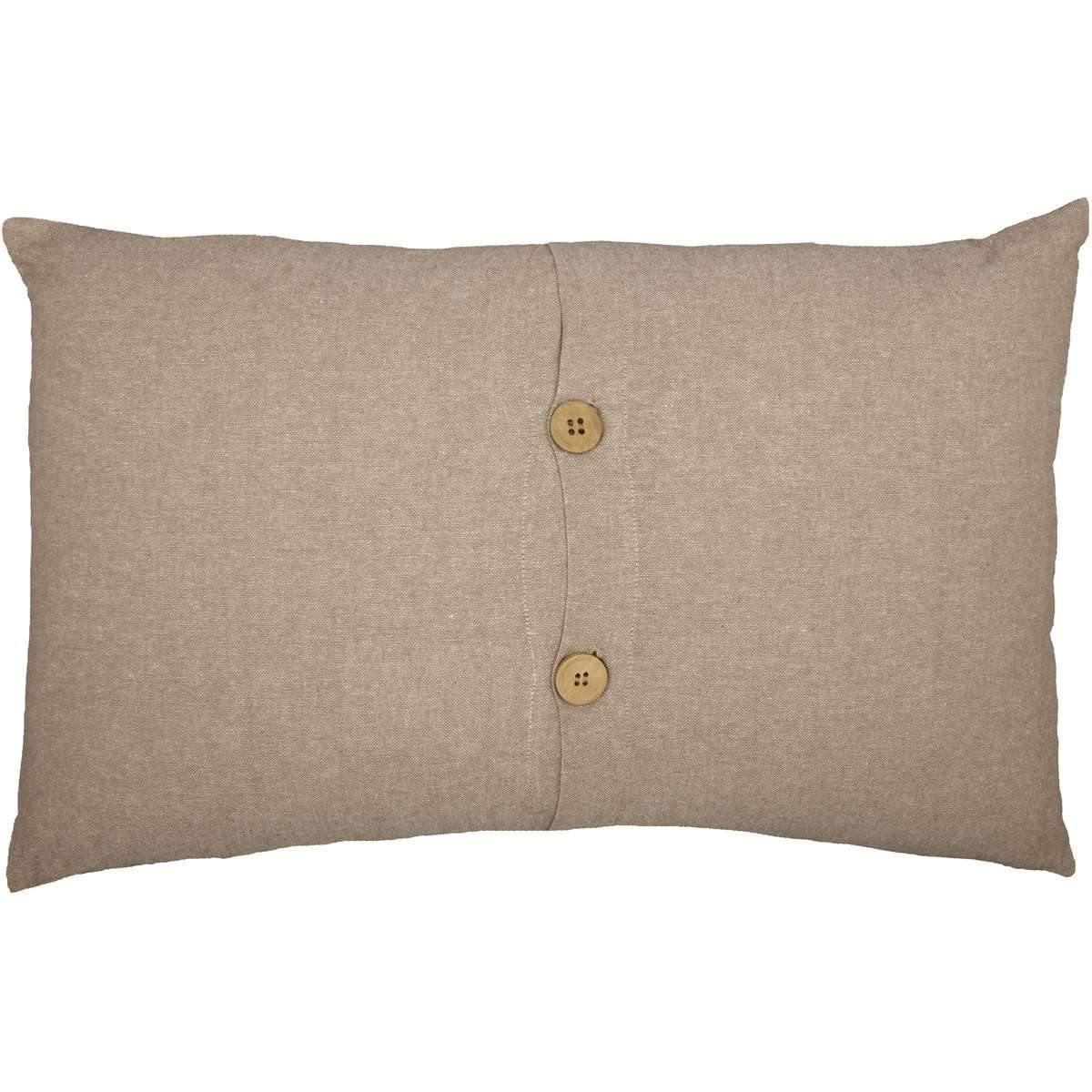 Sawyer Mill Charcoal Pumpkin Pie Recipe Pillow 14x22 VHC Brands - The Fox Decor