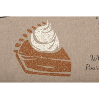 Thumbnail for Sawyer Mill Charcoal Pumpkin Pie Recipe Pillow 14x22 VHC Brands zoom