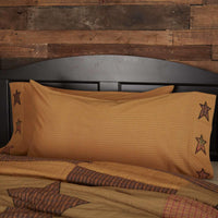 Thumbnail for Stratton King Pillow Case w/Applique Star Set of 2 21x40 VHC Brands - The Fox Decor
