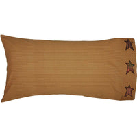 Thumbnail for Stratton King Pillow Case w/Applique Star Set of 2 21x40 VHC Brands - The Fox Decor