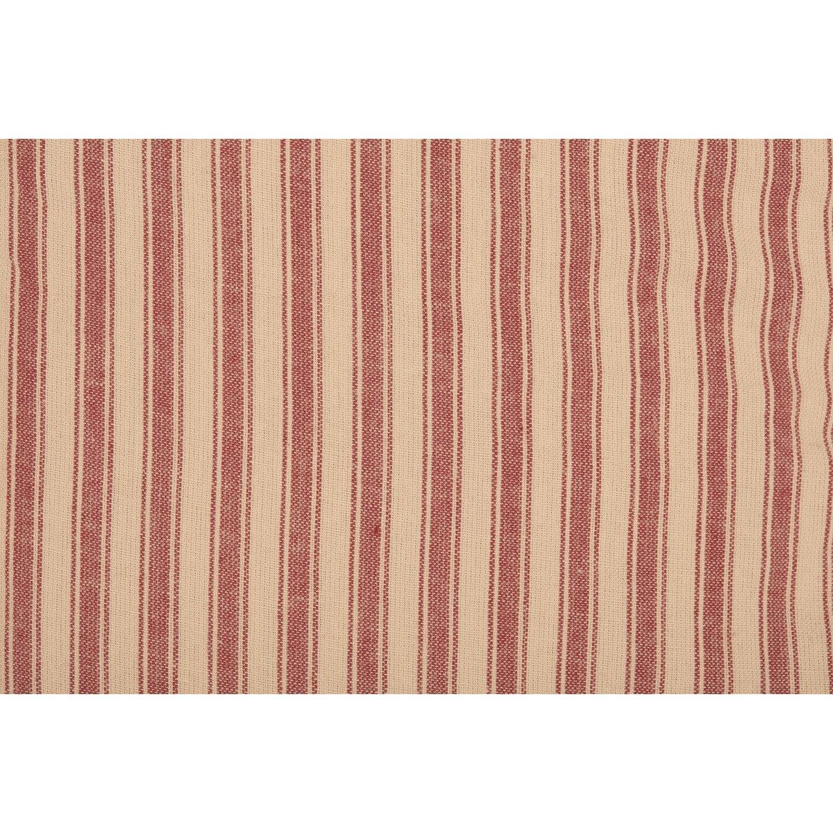 Sawyer Mill Red Ticking Stripe Stocking 12x20 VHC Brands - The Fox Decor
