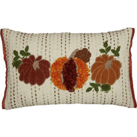 Thumbnail for Autumn Pumpkin Patch Pillow 14x22 VHC Brands front