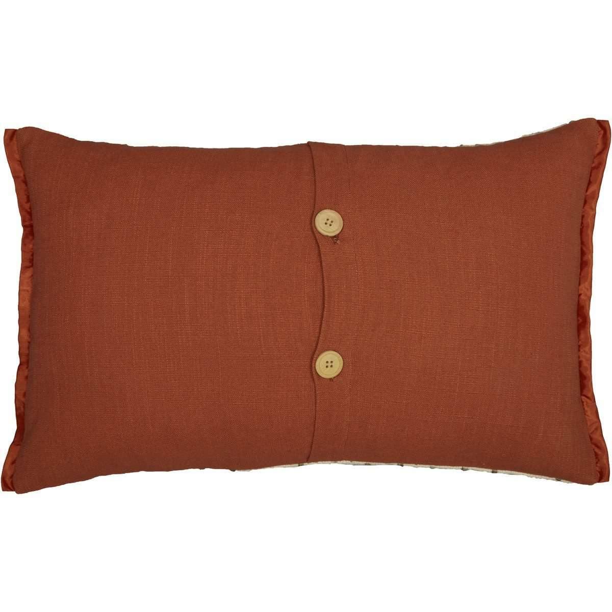 Autumn Pumpkin Patch Pillow 14x22 VHC Brands back