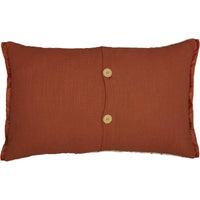 Thumbnail for Autumn Pumpkin Patch Pillow 14x22 VHC Brands back