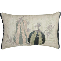 Thumbnail for Embroidered Gourd Pillow 14x22 VHC Brands