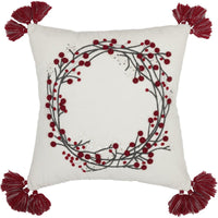 Thumbnail for Wreath Pom Pom Pillow 18