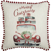 Thumbnail for Merry Christmas Red Truck Pillow 18