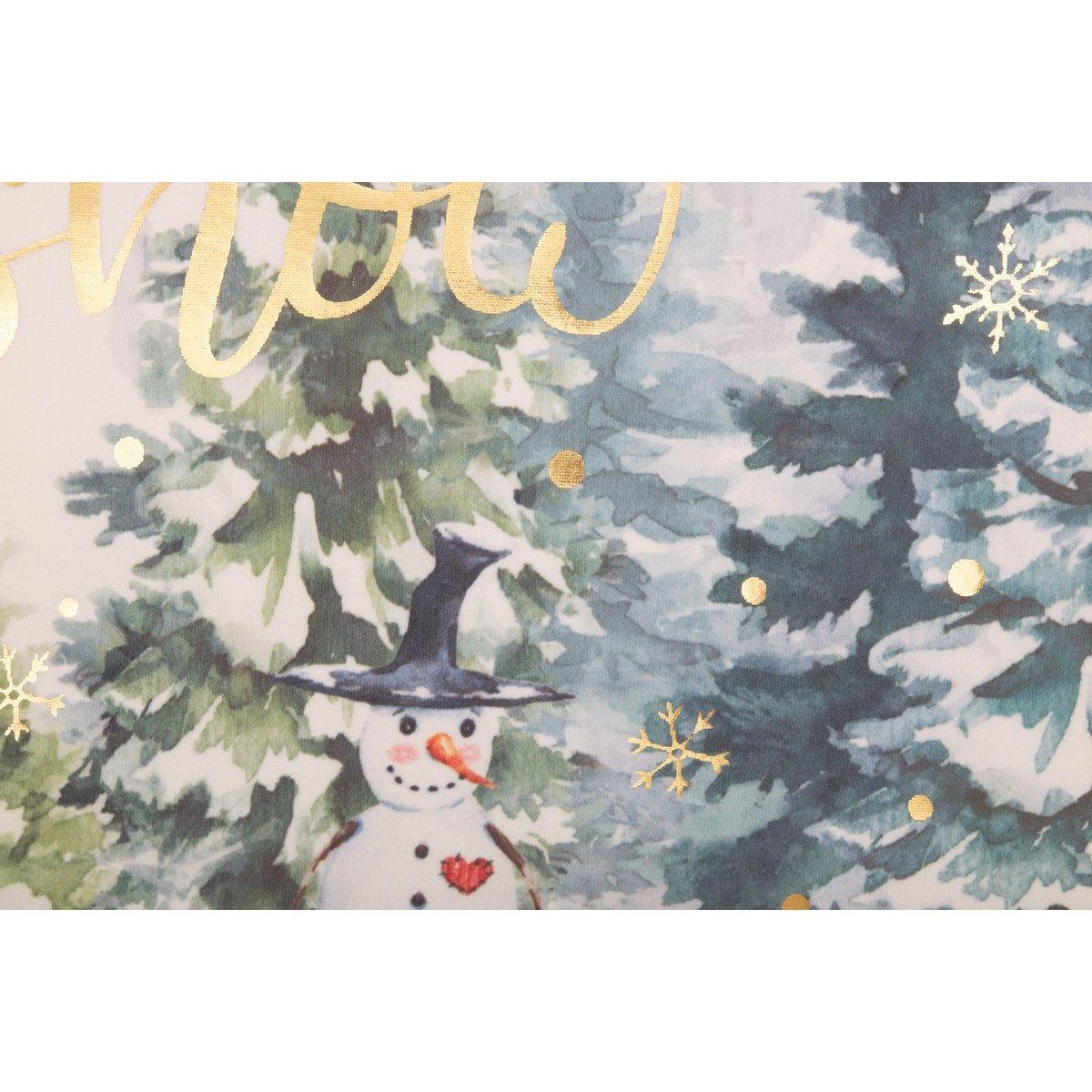Let It Snow Pillow 14x22 - The Fox Decor