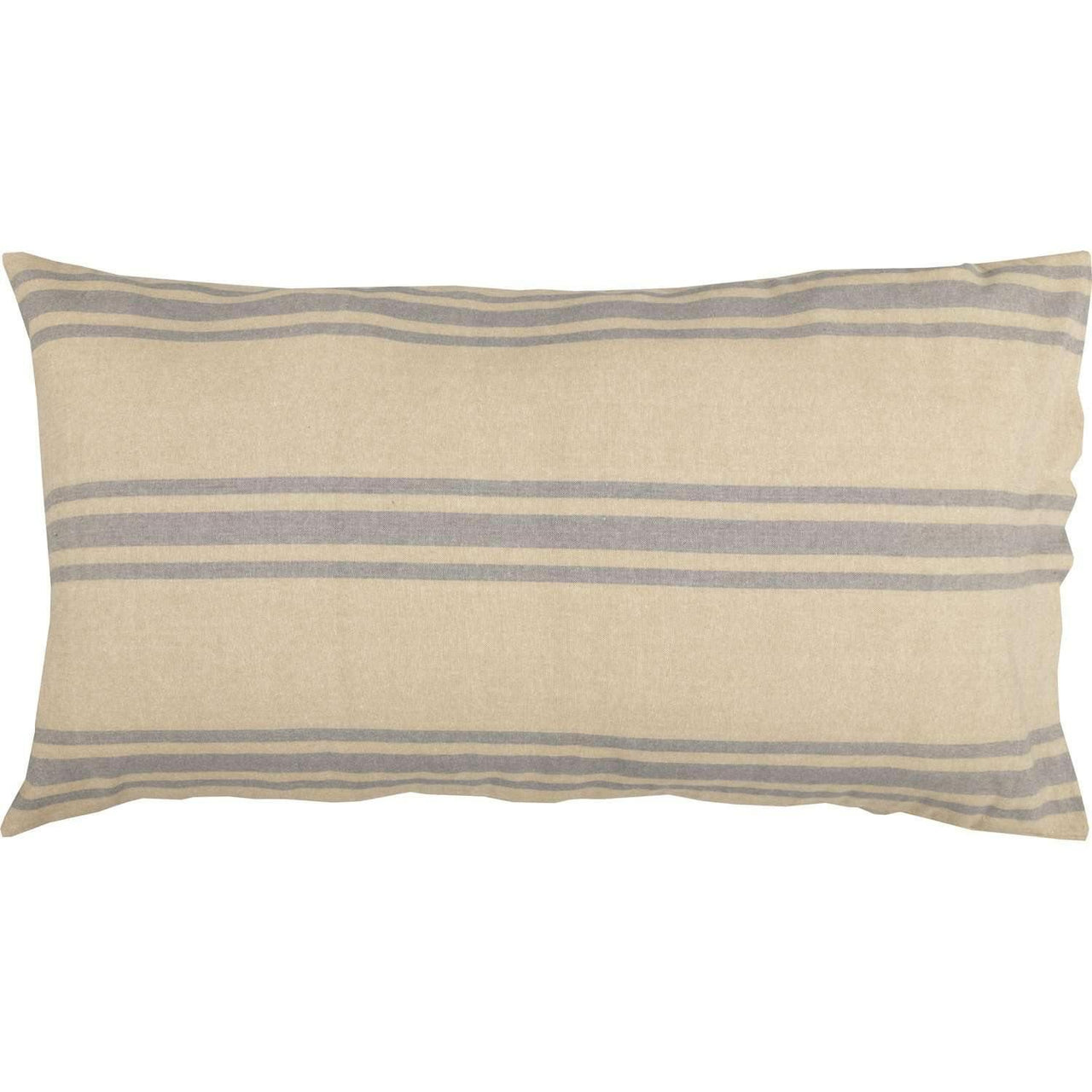 Farmer's Market Grain Sack Stripe King Pillow Case Set of 2 21x40 VHC Brands - The Fox Decor