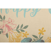 Sawyer Mill Happy Easter Wreath Pillow 18x18 VHC Brands - The Fox Decor