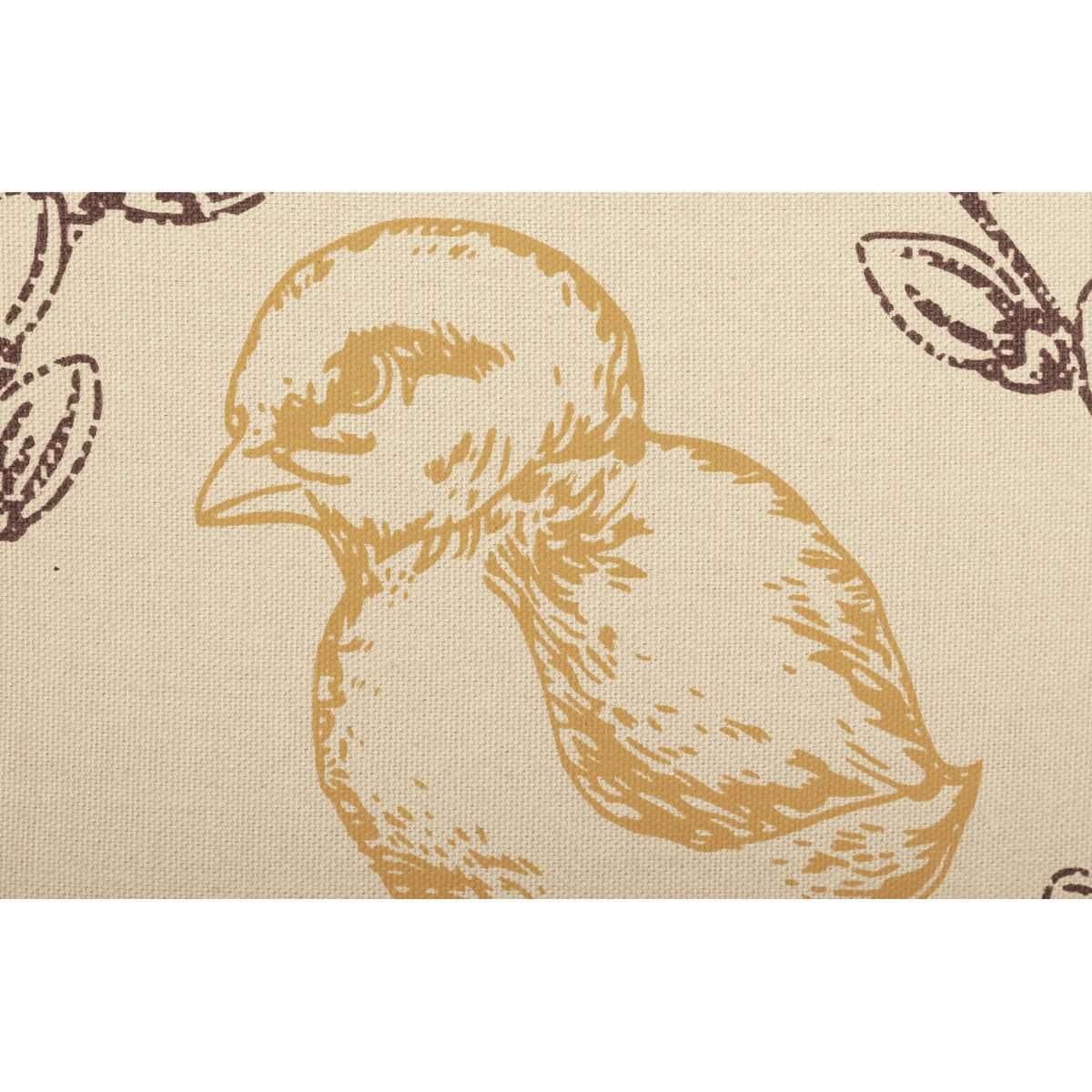 Sawyer Mill Easter on the Farm Chick Pillow 18x18 VHC Brands zoom