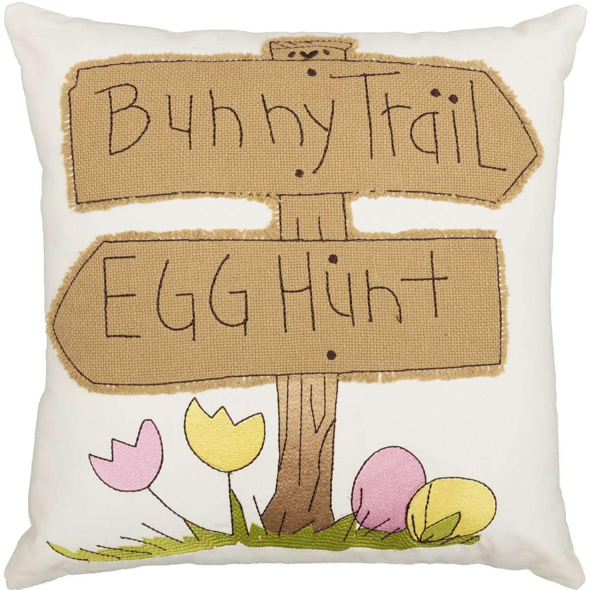 Bunny Trail Pillow 18x18 - The Fox Decor