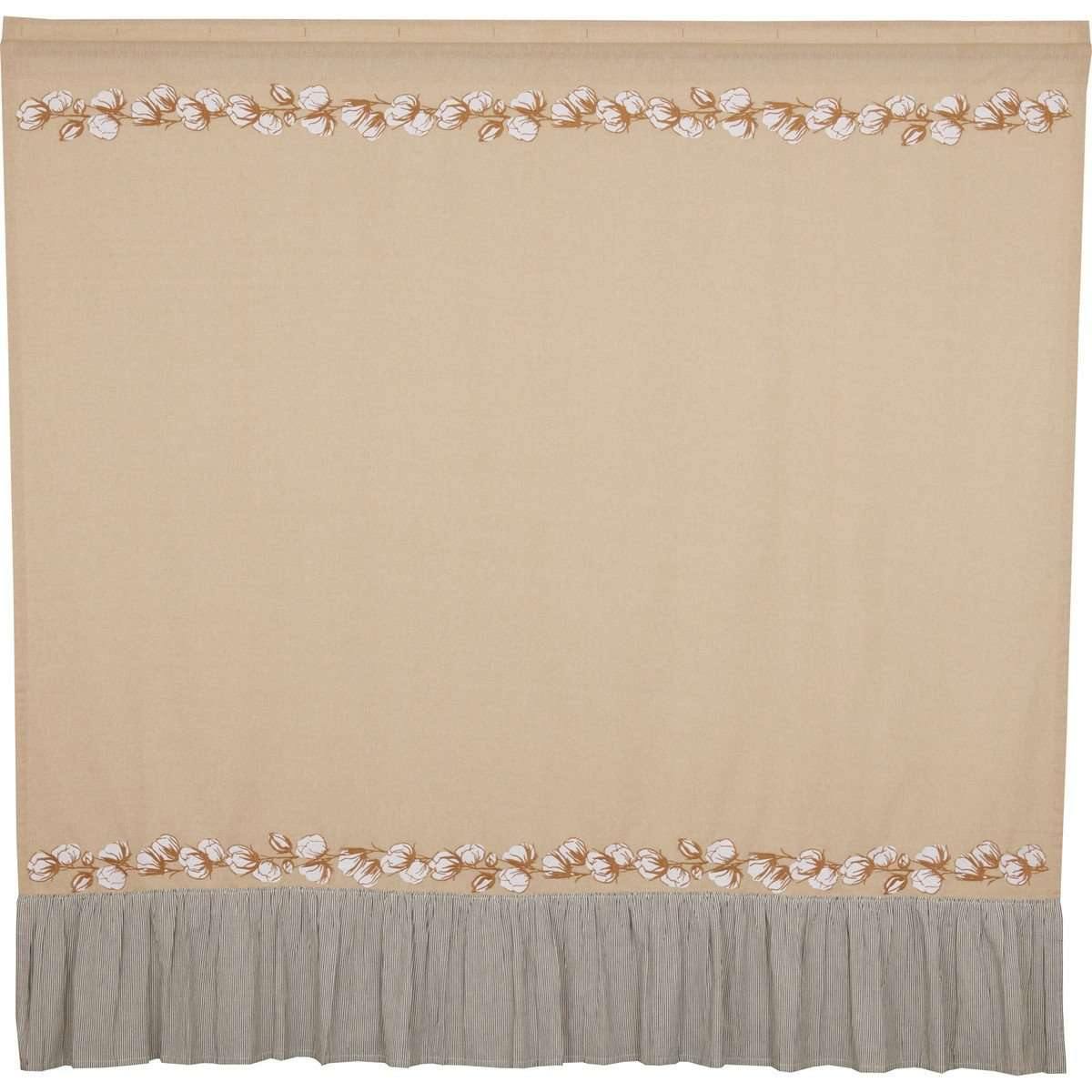 Ashmont Cotton Shower Curtain 72"x72" VHC Brands - The Fox Decor