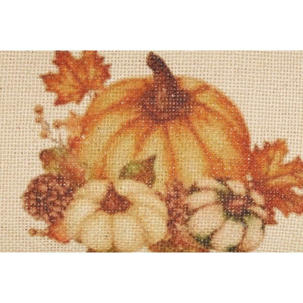 Fall on the Farm Pumpkin Patch Pillow 14x22 VHC Brands zoom