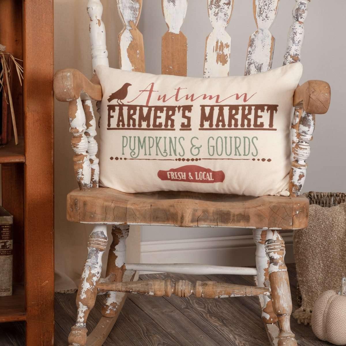 Farmer's Market Harvest Pillow 14x22 VHC Brands