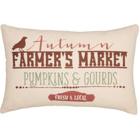Thumbnail for Farmer's Market Harvest Pillow 14x22 VHC Brands front