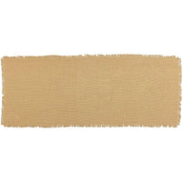 Burlap Natural Runner Fringed 13x36 VHC Brands - The Fox Decor