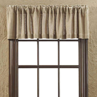 Thumbnail for Burlap Valance Curtains Natural, White, Chocolate - The Fox Decor