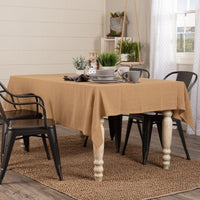 Thumbnail for Burlap Natural Table Cloth 60