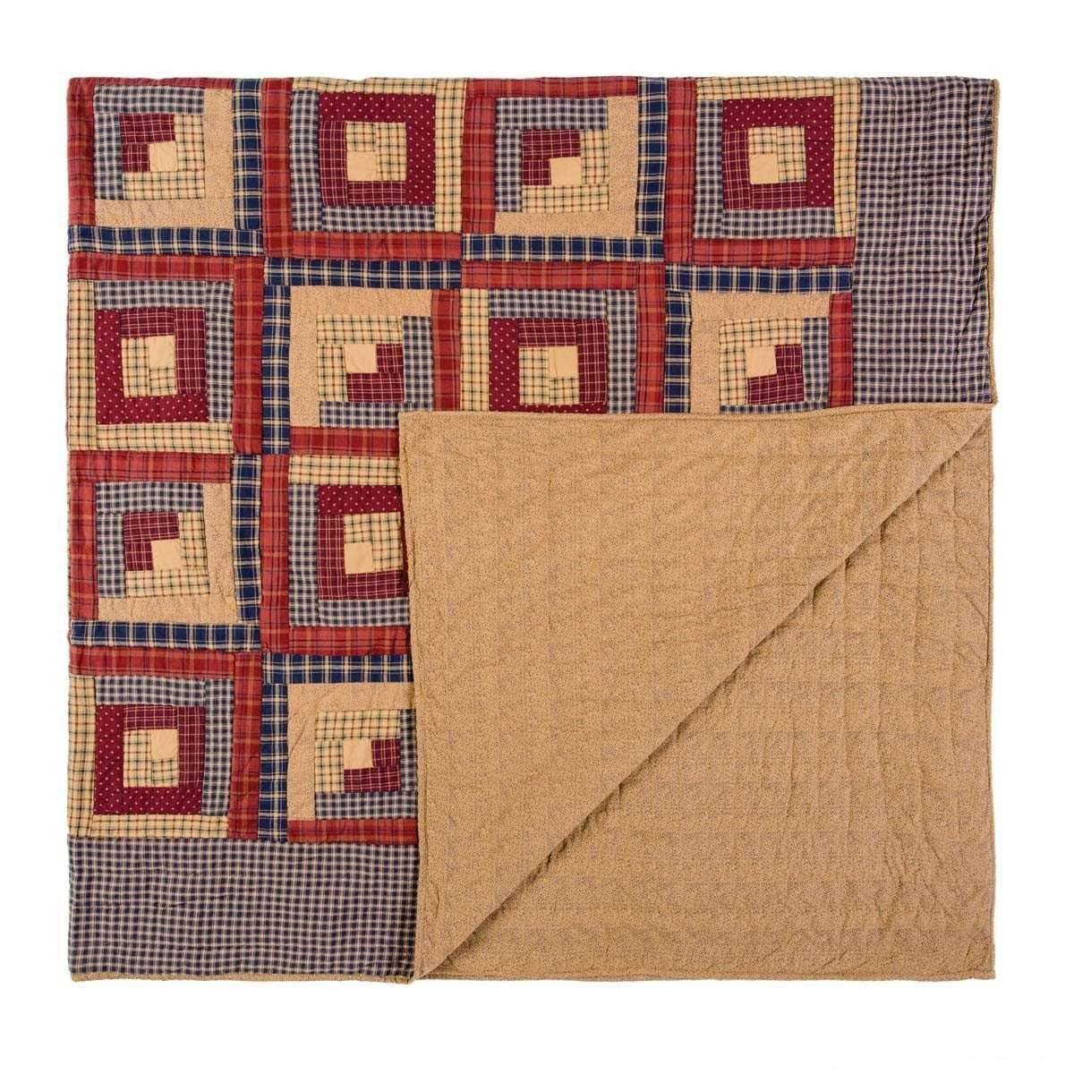 Millsboro Queen Quilt 94Wx94L VHC Brands folded