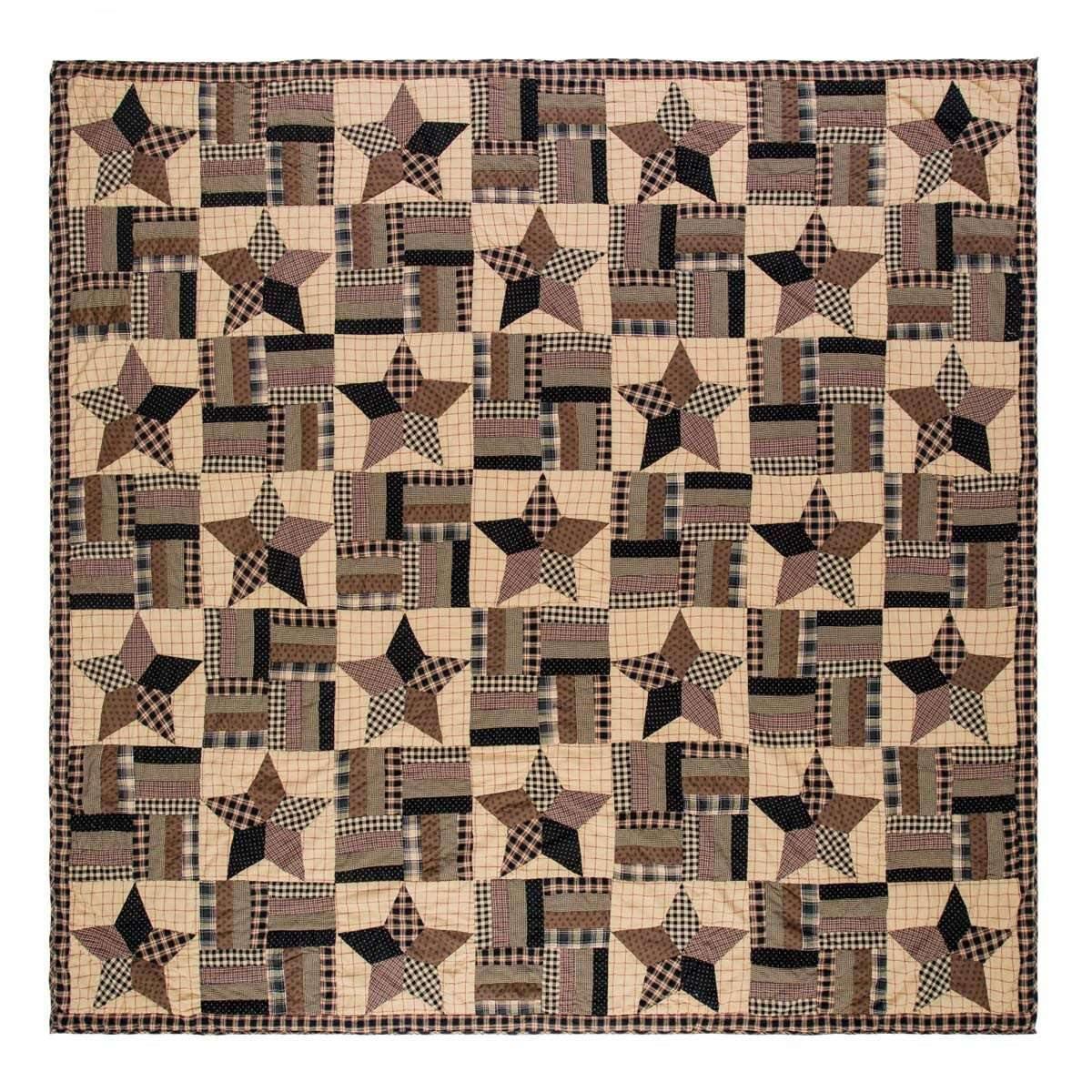 Bingham Star Luxury King Quilt 120Wx105L VHC Brands - The Fox Decor