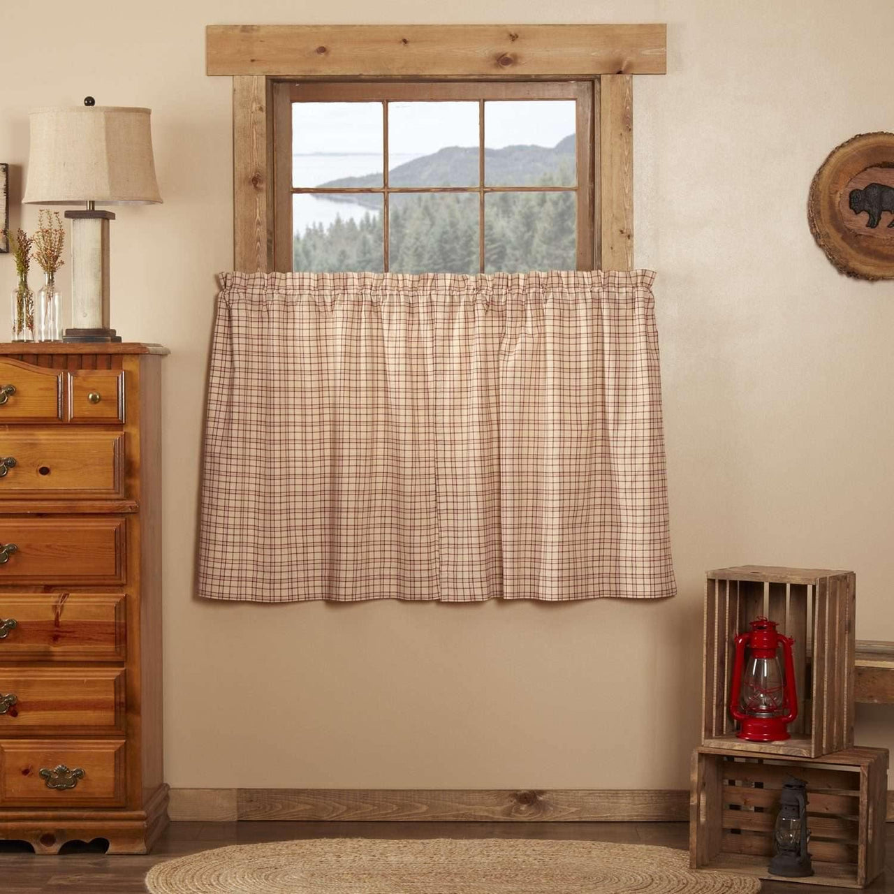 Tacoma Tier Curtain Set of 2 L36xW36 - The Fox Decor