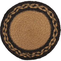 Thumbnail for Farmhouse Jute Braided Trivet Stencil Star 8