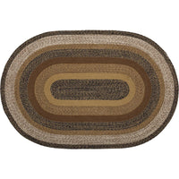 Kettle Grove Jute Braided Rug Oval 4'x6' VHC Brands - The Fox Decor