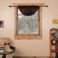 Thumbnail for Burlap Chocolate Balloon Valance Curtain 15x60 - The Fox Decor