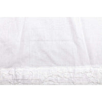 Thumbnail for White Ruffled Sheer Prairie Swag Curtain Set of 2 36x36x18 VHC Brands - The Fox Decor