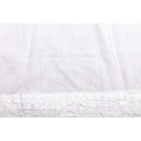 Thumbnail for White Ruffled Sheer Prairie Swag Curtain Set of 2 36x36x18 VHC Brands - The Fox Decor