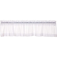 Thumbnail for White Ruffled Sheer Valance Curtain Curtain 16x90 - The Fox Decor