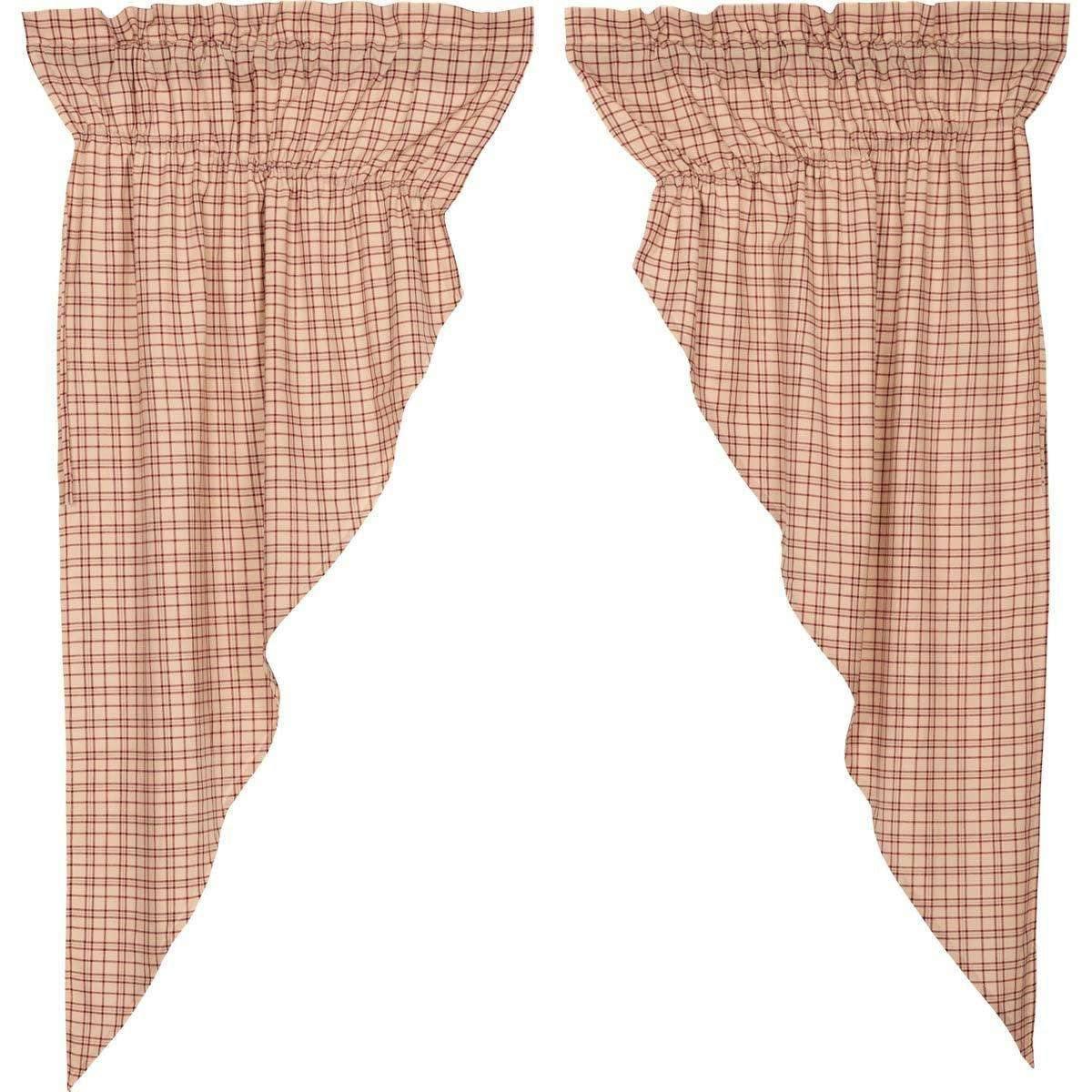 Tacoma Prairie Short Panel Curtain Set of 2 63x36x18 VHC Brands - The Fox Decor